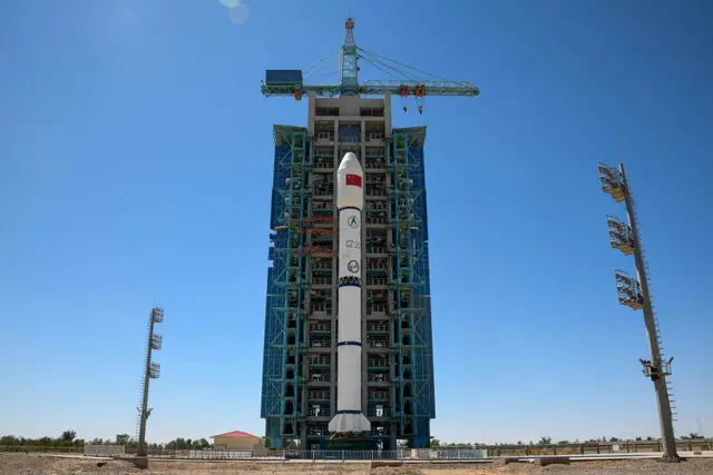 Long March 2C on the pad